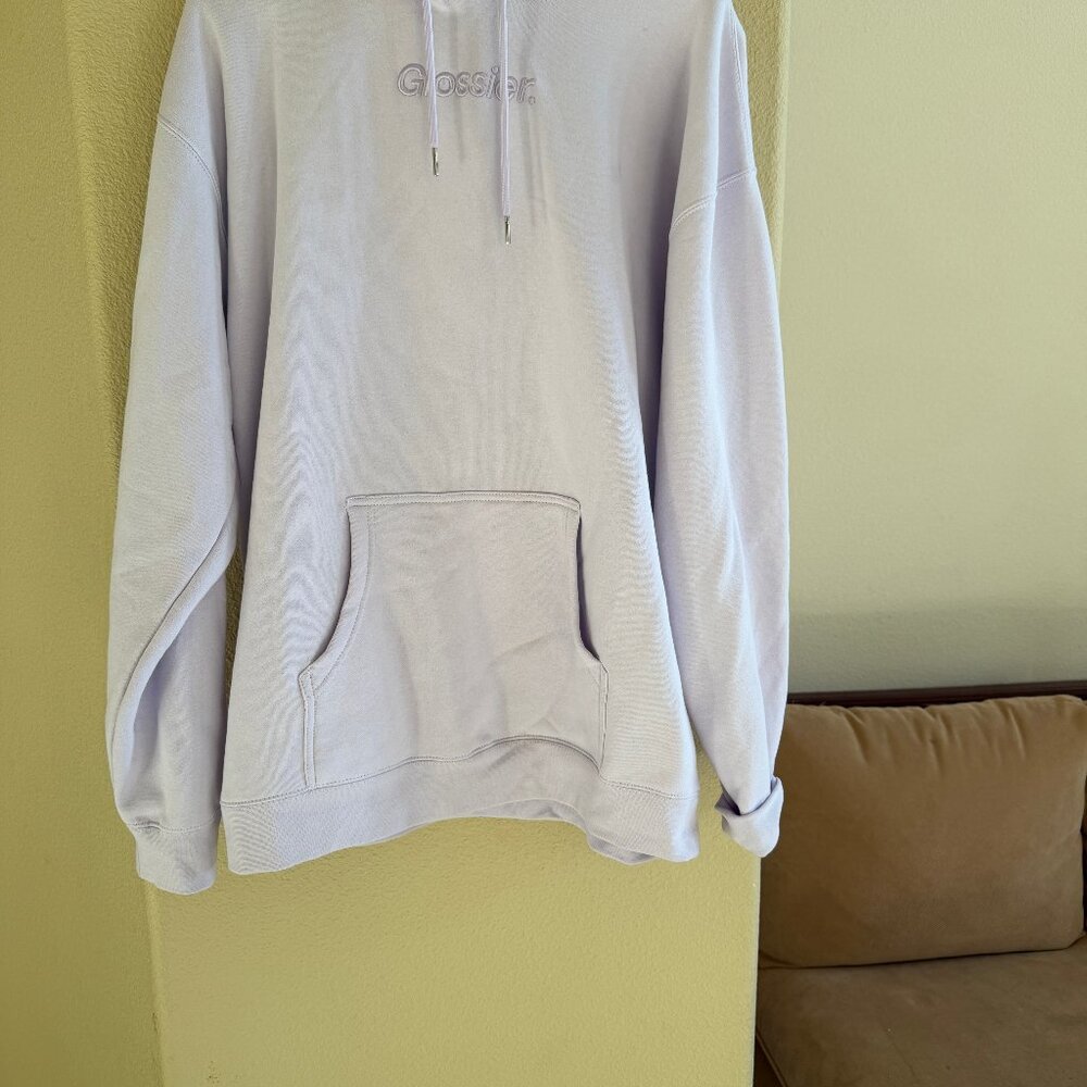 Glossier Lavender Hoodie XL | Limited Edition Pastel - Picture 2 of 7